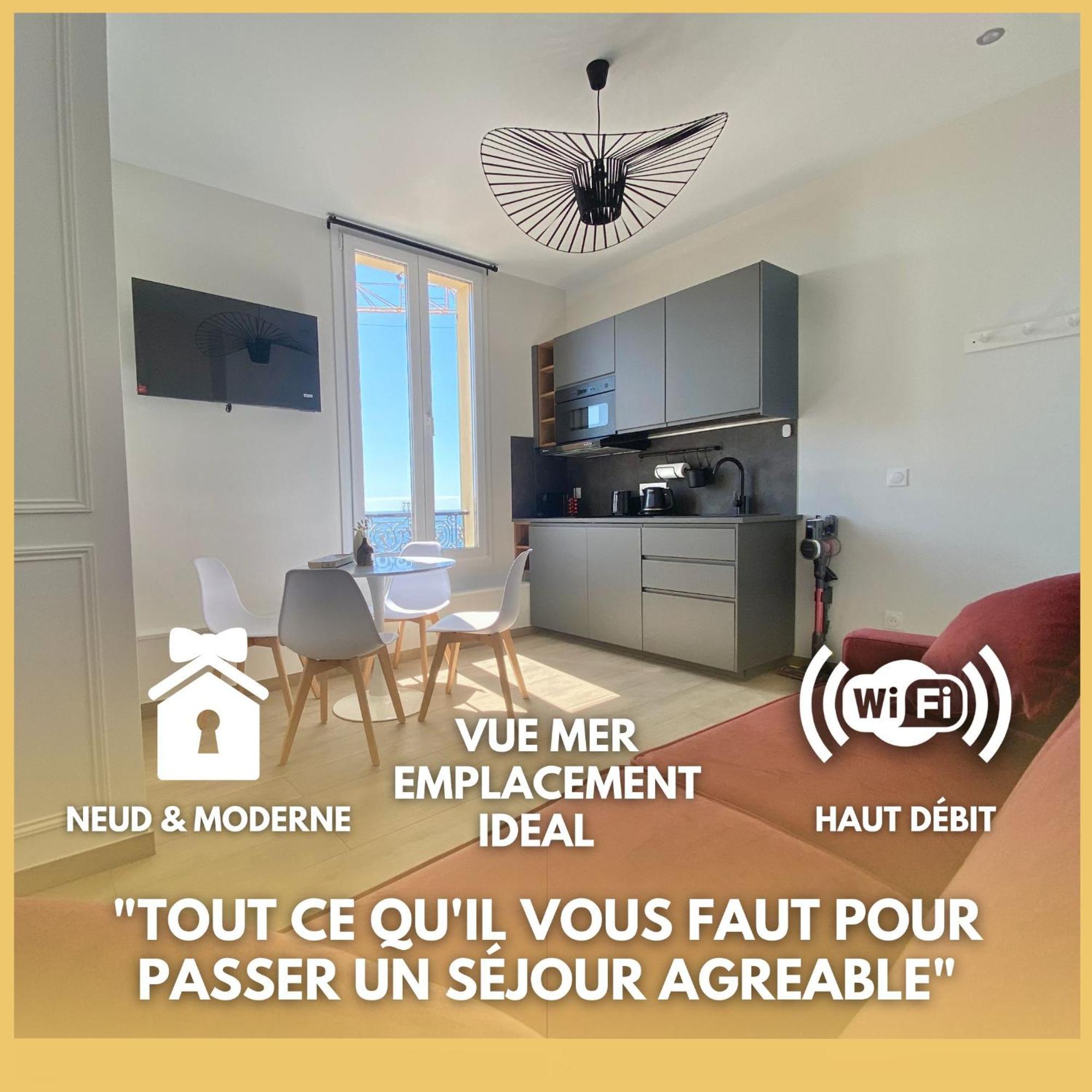Appartement Moderne Climatise Monaco Vue Mer Кап-д'Ай Экстерьер фото