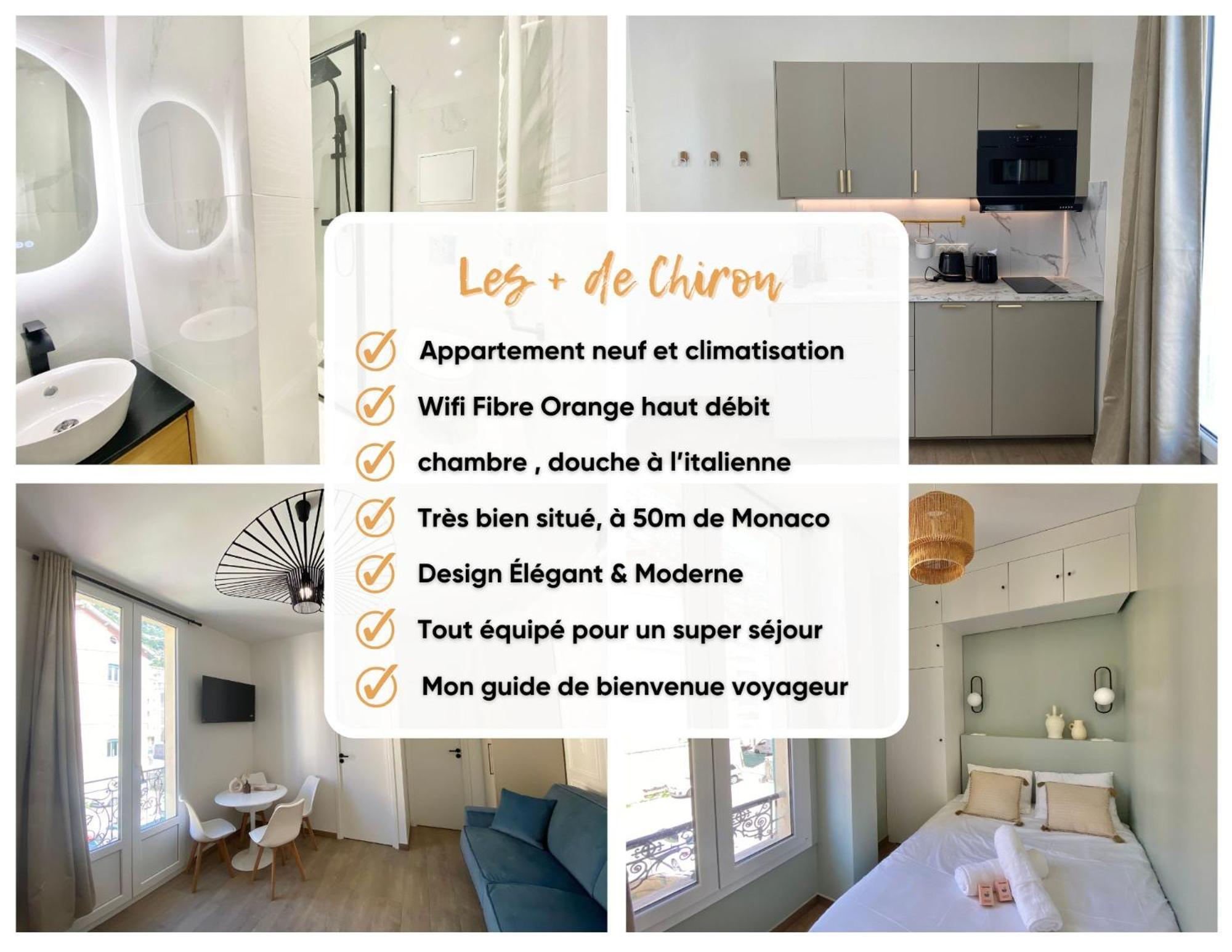 Appartement Moderne Climatise Monaco Vue Mer Кап-д'Ай Экстерьер фото
